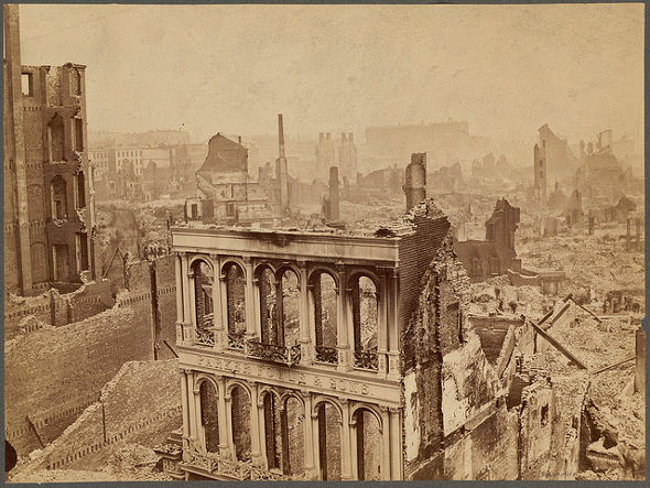 The remains of the city, 1872