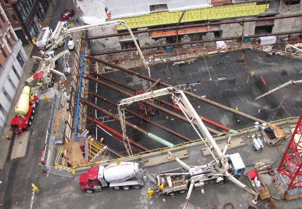 Filene's construction site