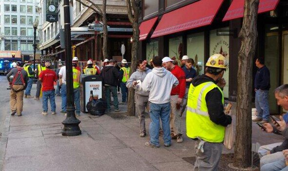 Filene's workers