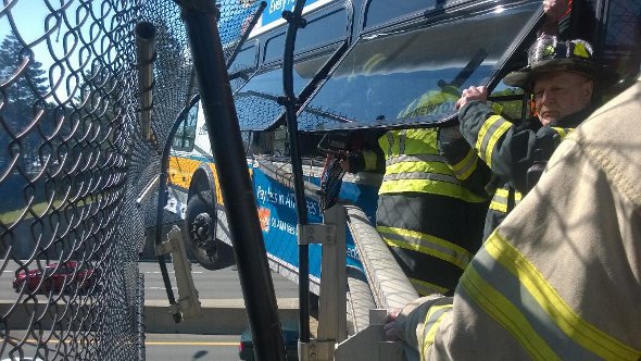 Bus over the turnpike