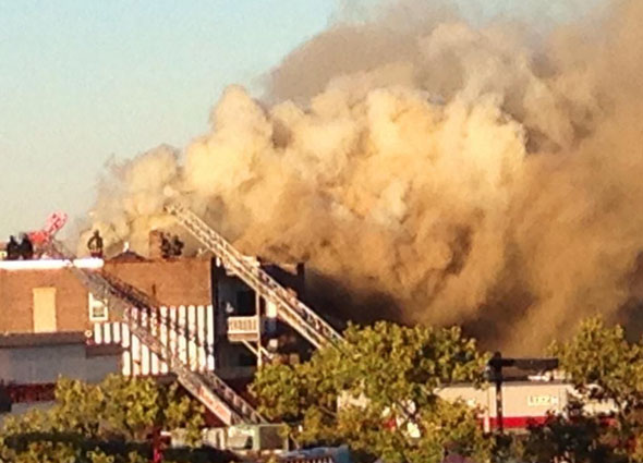 Harvard Terrace fire