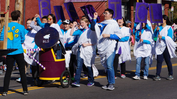 Latin students of the Library in Roslindale Day Parade