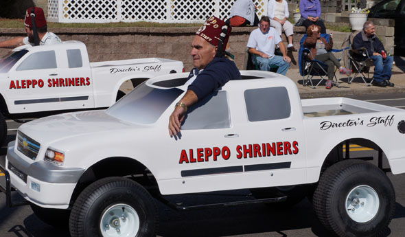 Shriner truck in Roslindale Day Parade