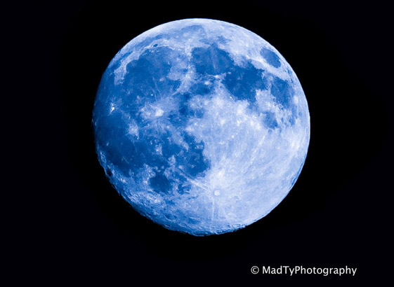 Blue Moon over Boston