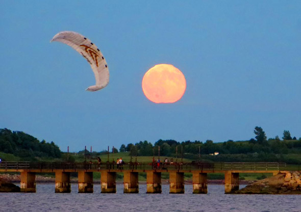 Blue Moon from South Boston