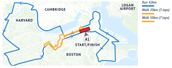 Proposed Olympic marathon route