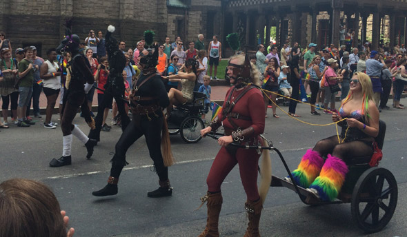 Horsing around at Pride