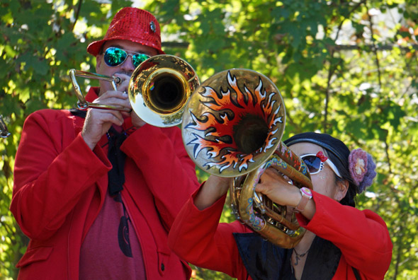 Honk band members in West Roxbury