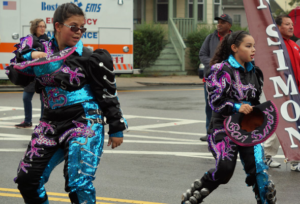 Dancers in Roslindale Day parade