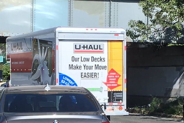 U-Haul driver made a bad decision