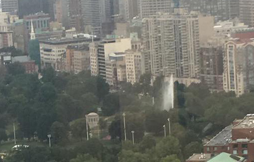 Boston Common geyser