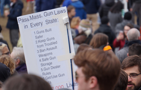 Massachusetts at the rally