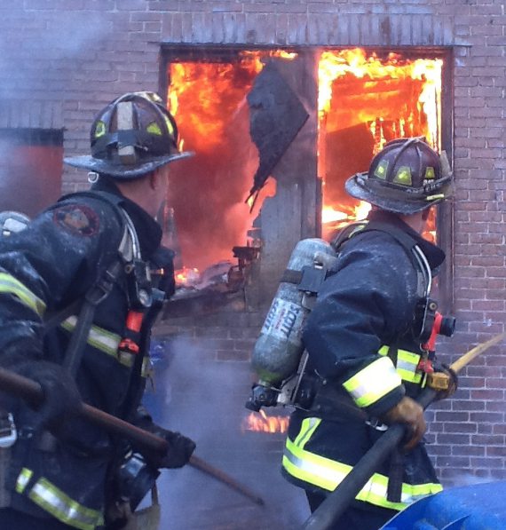 Fire at 160 Chestnut Hill Ave.