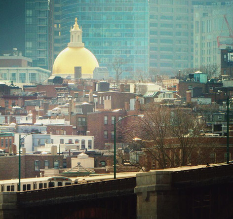 Beacon Hill on a Monday morning