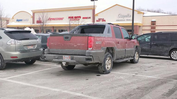 Douchebag pickup at the Dedham Mall