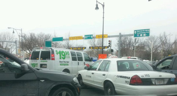 Gridlock at Charles Circle