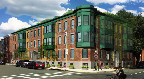 Proposed new building in East Boston