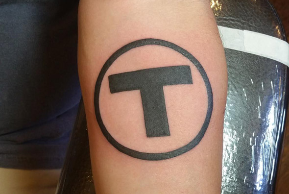 MBTA tattoo