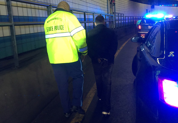 Man under arrest in tunnel caper in Boston