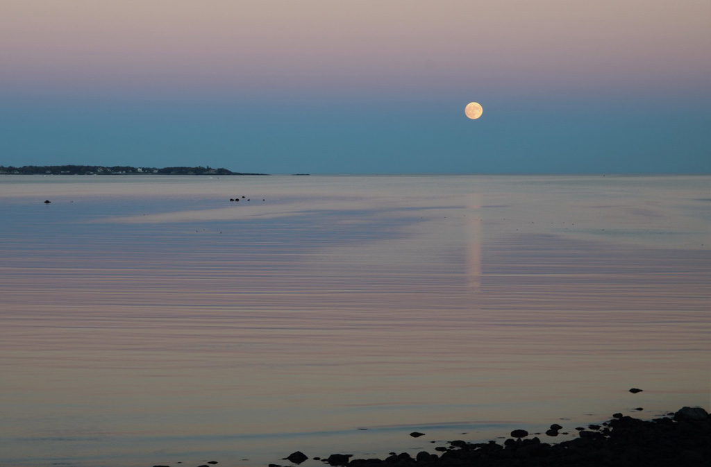 Supermoon over Nahant