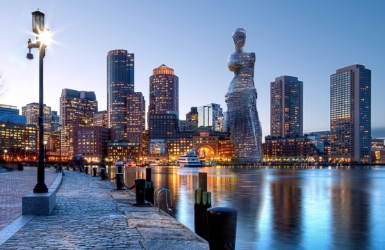 Proposed Venus tower on the Boston waterfront