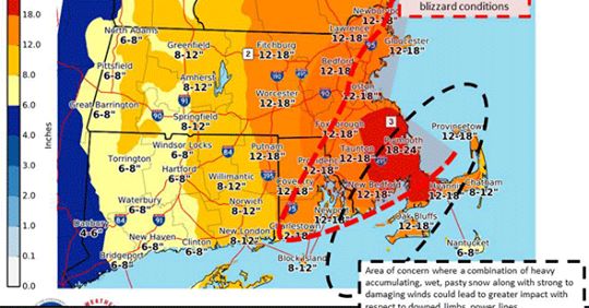 Possible blizzard conditions