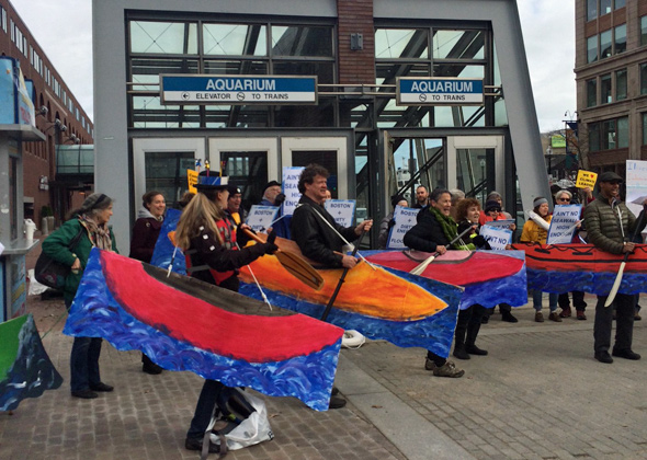 Climate change protesters