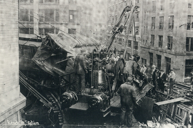 Aftermath of Beach Street crash