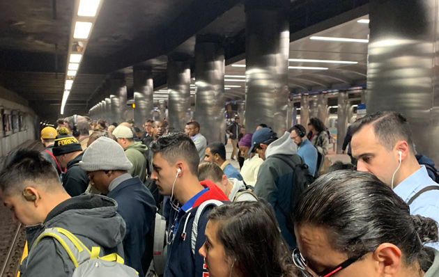 Crowd at Maverick on the Blue Line