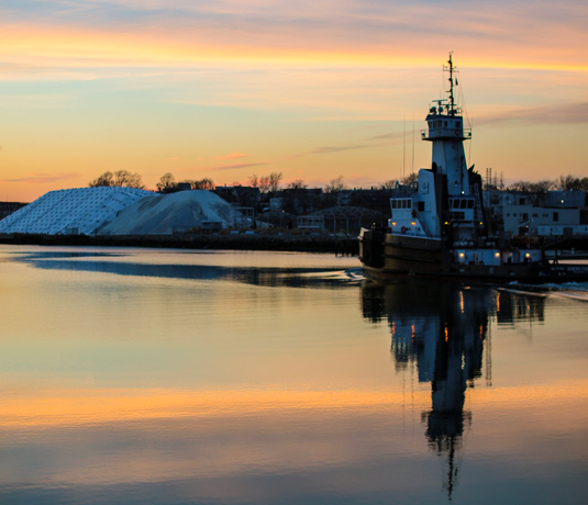 Sunset over Chelsea Creek