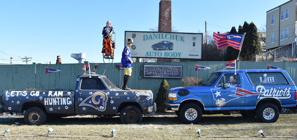 Danilchuk Super Bowl display