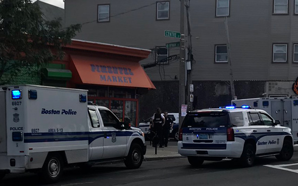 Shooting at Pimentel Market on Centre Street