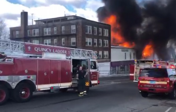 Fire in Quincy