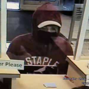 Bank robbery suspect