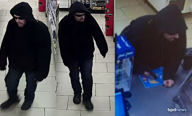 Surveillance photos of suspect