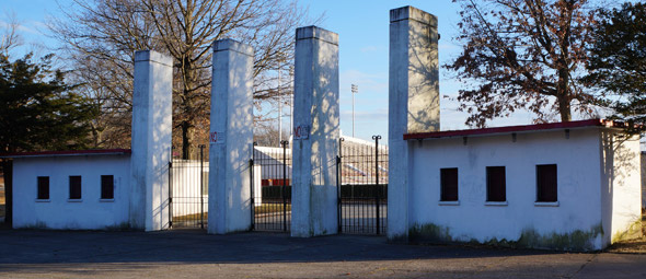 Entrance to White Stadium in Franklin Park