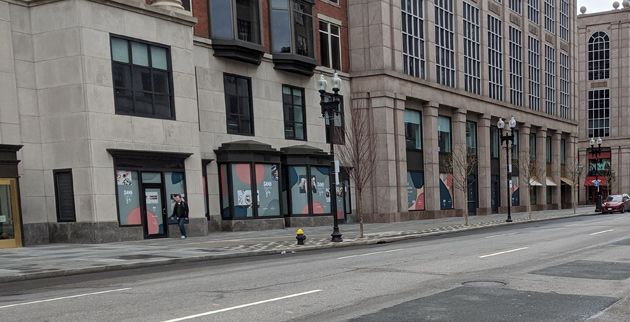 Deserted Boylston Street