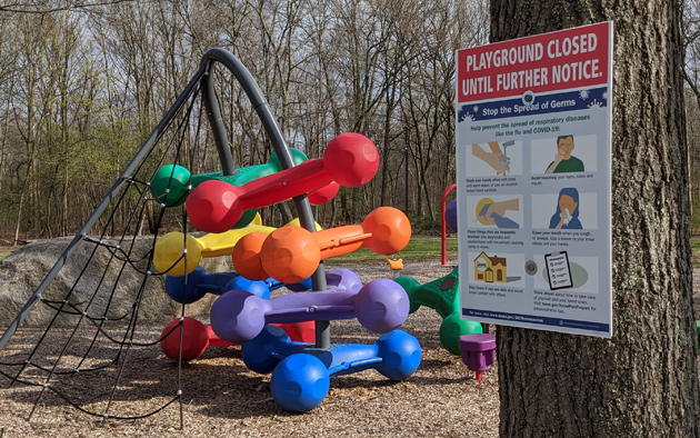 Dale Street playground in Roslindale with no kids