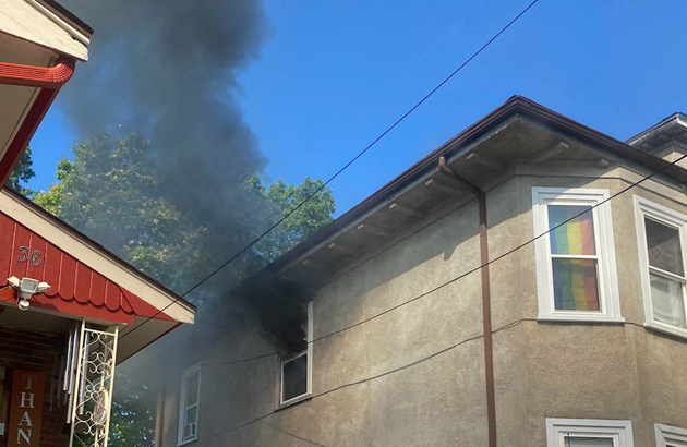 Hazelton Street fire