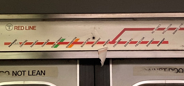 Old Red Line map