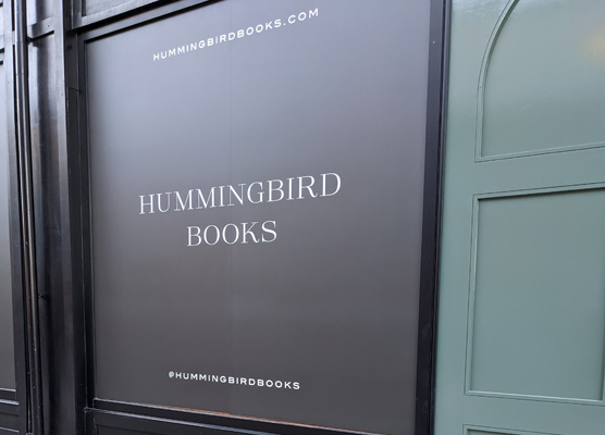 Hummingbird Books storefront