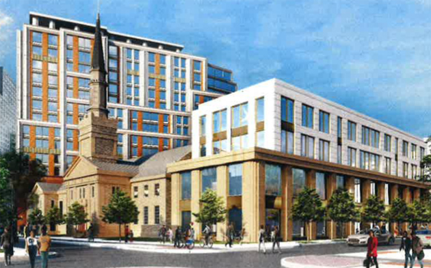 Rendering of proposed Drexel Village