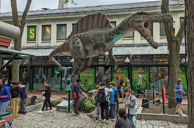 Dinosaur at Faneuil Hall Marketplace