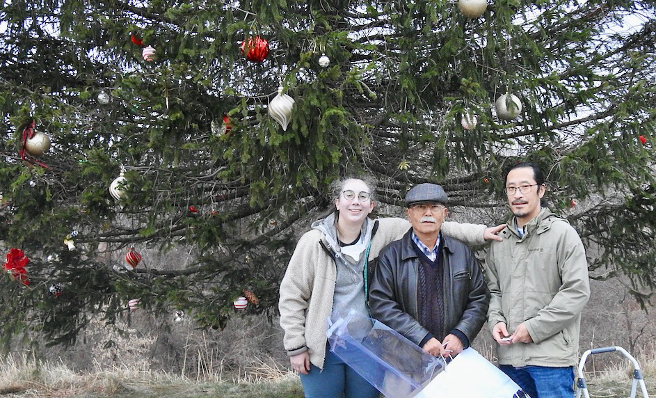 Aref and crew at Millennium Park treet