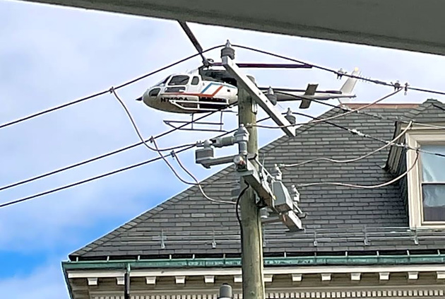 市民投诉之日：那个愚蠢的直升机又折回到罗斯林代尔了，让它离开这里！