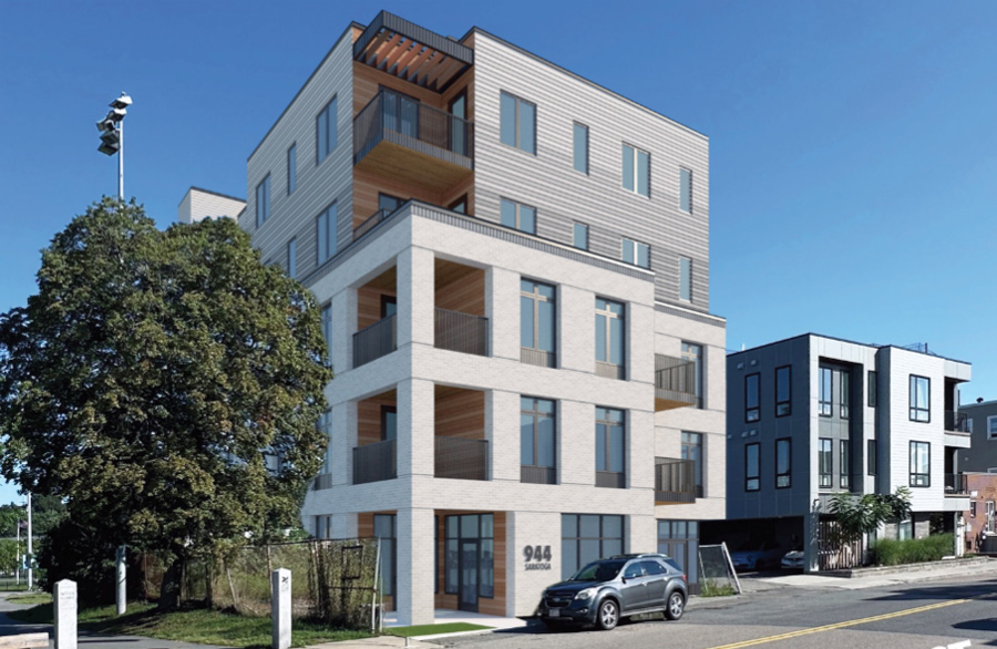 Rendering of proposed 944 Saratoga St.