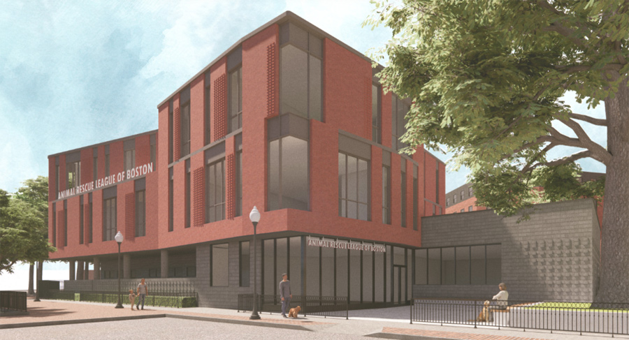 Rendering of proposed new ARL building on Chandler Street