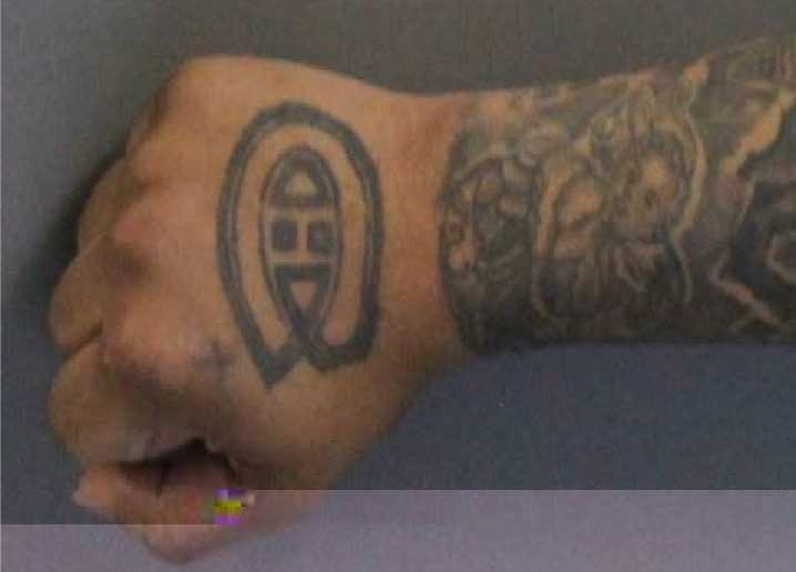 Correia's Canadiens tattoo