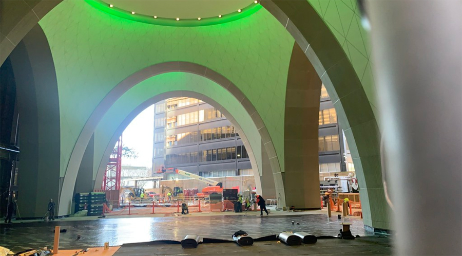 New passageway at South Station