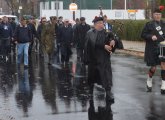 Veterans marching through South Boston today